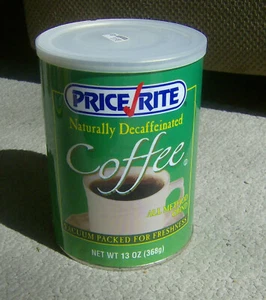 RAR Vintage ~2000 Price Rite VERSIEGELT NEU KAFFEEDOSE Supermarkt BRANDNEU - Bild 1 von 1