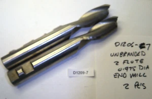 SIN MARCA, 0.975" DIA 2 FRESADORA DE EXTREMO DE FLAUTA D1209-7 B4 - Imagen 1 de 3