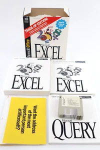Microsoft Excel 5.0 Upgrade Edition for Windows 3.1 on 3.5" Floppy Disks - Picture 1 of 8