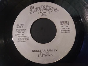 Eastwind - Nuclear Family VG+ Original 45RPM IDREND 1127 Record 1983 RARE REGGAE - Picture 1 of 2