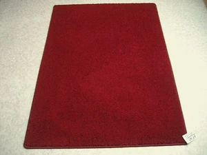 7178 Teppich rot 55x99 Kettelteppich Kräuselvelours Dick weich Läufer günstig - Bild 1 von 6