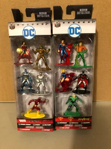 DC Comics Nano 2 Metalfigs 5 packs Diecast Figures Superman, Batman, Flash - Picture 1 of 4