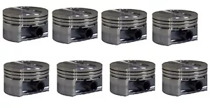 Flat Top Pistons Set for 1992-1997 Chevrolet Corvette Camaro 350 5.7L LT1 - Picture 1 of 2