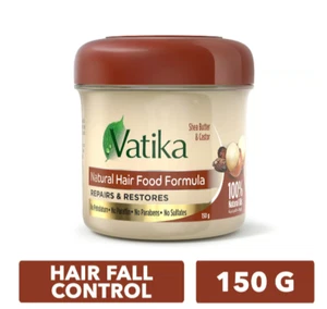Dabur Vatika Shea Butter & Castor Natural Hair Food Formula 150 ml Free Shipping - Picture 1 of 5