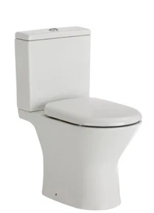 635*375*785mm Fienza Chica Gloss White Rimless Close-Coupled Toilet - Picture 1 of 10