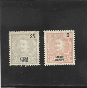 ST. THOMAS D. CARLOS I STAMPS  (1898-01)    MH - Picture 1 of 1