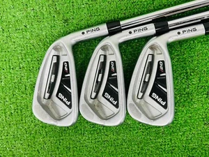 Ping i20 Iron set 5-9+PW RH Dynamic Gold S400 Stiff Flex Black Dot G13473 - Picture 1 of 8