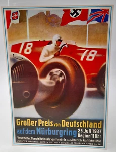 Clipping Ritaglio del 1967 Grober Preis von Deutschland auf dem Nürburgring 1937 - Picture 1 of 1