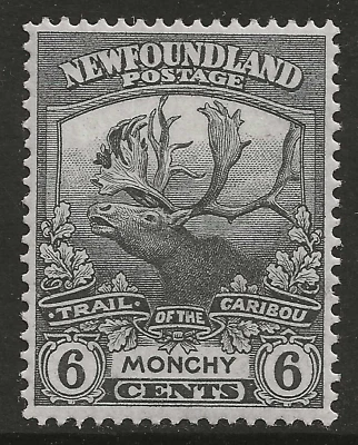 NEWFOUNDLAND #120 MH, VF/XF - 6c CARIBOU issue - FREE SHIPPING - Image 1 of 2