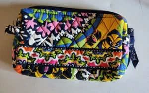 VERA BRADLEY Medium Cotton Cosmetic Case Rio Pattern Multicolor - Picture 1 of 8
