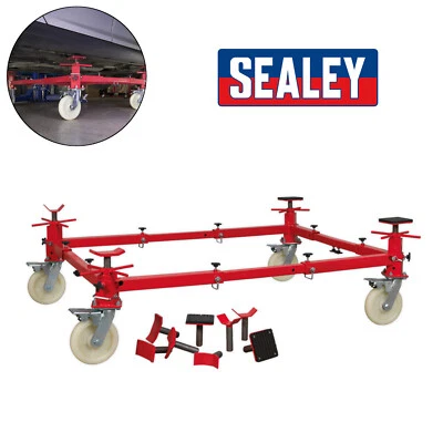 Sealey VMD002 Vehicle Moving Dolly 4 Post 900kg - Image 1 of 4