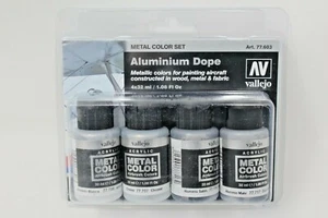 Vallejo Metal Clour Set: Aluminium Dope - Picture 1 of 2