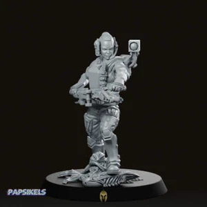 Alien Hunter Gunner Pvt Nia Miniature Sci-fi Stargrave 28mm - 55mm Cheap - Picture 1 of 6