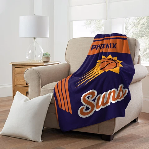 NBA Officially Licensed Phoenix Suns 46" x 60" Microfiber Throw Blanket Cover