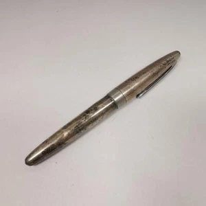 Pilot Custom Fountain Pen STERLING SILVER H1086 Nib M 14K-585 - Picture 1 of 9