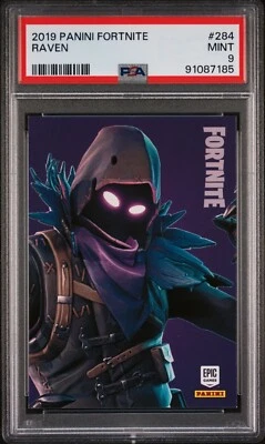 Panini Fortnite 284 Raven 2019 PSA 9 Foto 1 de 2