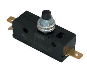 SUNS S-13J Panel Plunger Snap Action 15A Micro Switch E13-00J E1300J 0E13-00J - Picture 1 of 1
