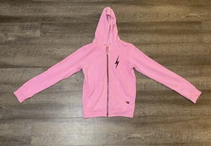 Aviator Nation Kids Zip Up Hoodie Sweatshirt Bolt Logo Size 14 - Picture 1 of 11