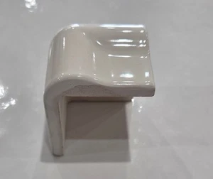 Glossy Biscuit/Almond/Bone V Cap Corner Ceramic Tile Countertop - Picture 1 of 3