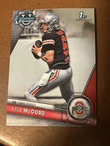 Kyle McCord - 2023 Bowman Chrome University Football #101 - Shimmer Refractor - Picture 1 of 2