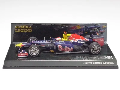 MINICHAMPS 1:43 RED BULL RB8 S. VETTEL Pole to win, Suzuka 2012 SUZUKA LEGEND - Image 1 of 4