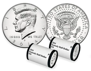 2023 P & D Kennedy Half Dollar 20-Coin US Mint Wrapped Rolls BU ~ Unopened - Picture 1 of 1