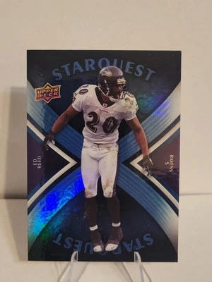 2008 Upper Deck - Starquest Ed Reed #SQ12 Rainbow Blue - Image 1 of 2