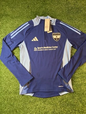 Camiseta deportiva de portero Adidas Blue Valley #18 nueva con etiquetas $65 talla grande juvenil Foto 1 de 4