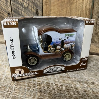Vintage Gearbox 1912 Ford Model T Delivery Piggy Bank Remington Country Elk Hunt - Image 1 of 4