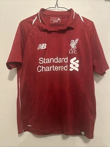 New Balance #2 Gomez Polo Shirt NB Dry LFC S Standard Chartered Red - Picture 1 of 7
