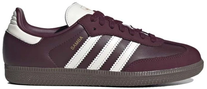 Size 7.5 - Adidas Samba OG Maroon Off White Gum W