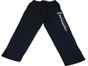 New Seattle Seahawks Mens Big & Tall Sizes 2XL-3XL-4XL Blue Majestic Sweatpants - Picture 1 of 5