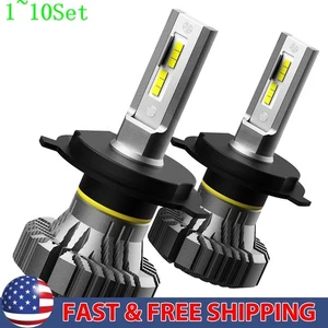 H4 9003 MINI Headlight LED Hi/Low Beam Fog Light Bulb 6000K Super White 1-10Set - Picture 1 of 12