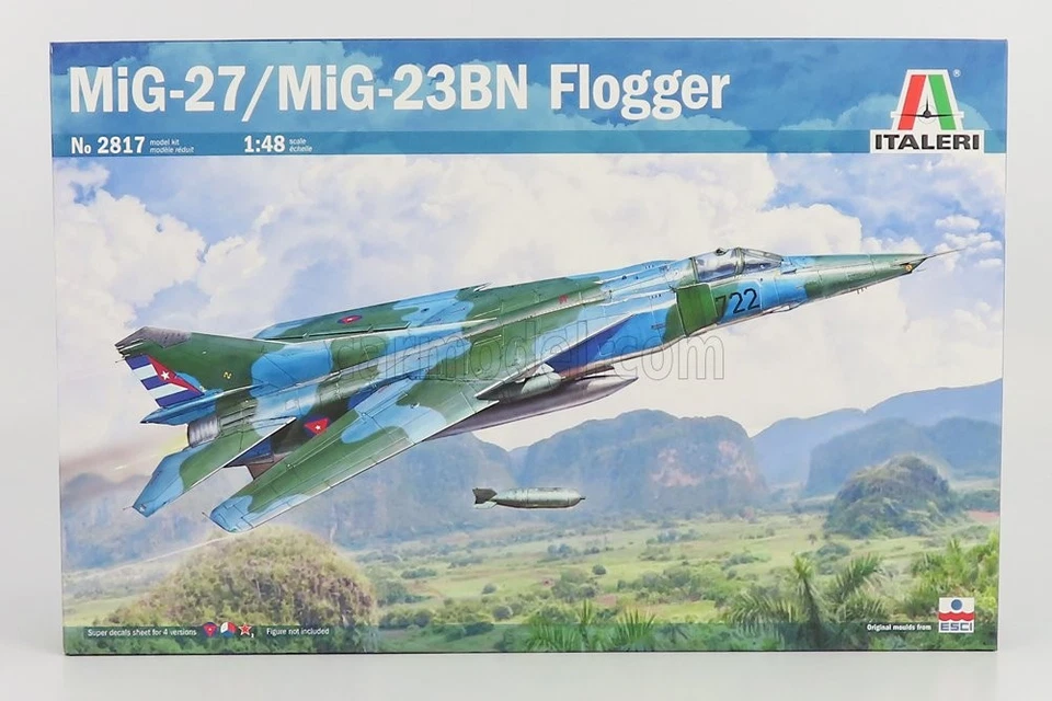 1/48 ITALERI - MIKOYAN-GUREVICH - MIG-27 23BN AIRPLANE MILITARY 1971 IT2817 - Immagine 1 di 1