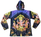 Ganesh Ganesha Hindu Mantra God Goa Party DJ Tattoo Art Hoodie T-Shirt L/XL