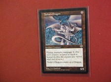 MTG " Teeka's Dragon " from Mirage EX-MT-NMT Reserved list # 6     see scans