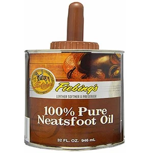 Fiebing's Pure Neatsfoot Oil 32 oz Leather Softener Comes with Applicator - Picture 1 of 7