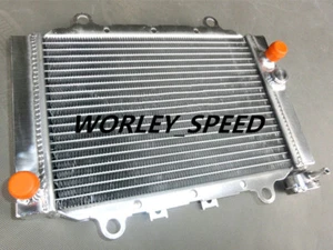 Aluminum Radiator For Aftermarket YAMAHA GRIZZLY 400 &450 2007-2014 07-14 - Foto 1 di 6