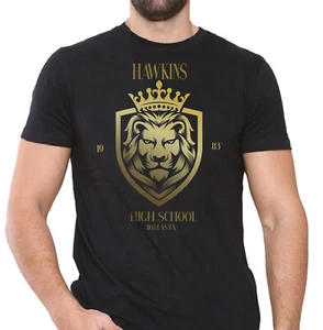 Camisetas unisex de HAWKINS HIGH SCHOOL, camisetas para hombre y mujer, camisetas personalizadas - Imagen 1 de 19