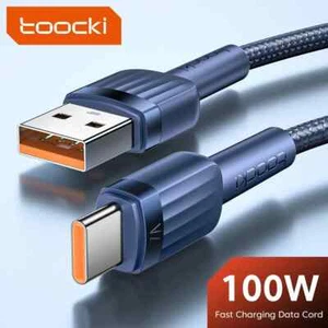 3 Pack Toocki 7a Fast Charging Data Transfer Sync Cable 100w USB C 1M 3ft - Picture 1 of 12