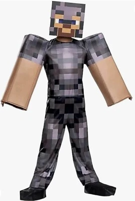 Костюм Disguise Kids Minecraft Steve In Netherite Armor Deluxe размер маленький 4-6 - Изображение 1 из 4