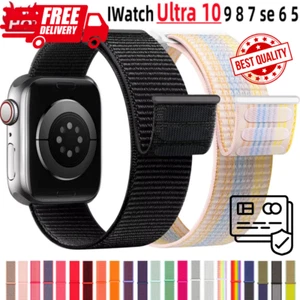 Strap Band Nylon Watch iWatch Loop For Series Apple for Ultra Elastic Belt!!!!! - Picture 1 of 55