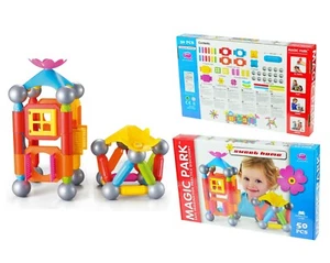 Educational  Magnetic creative imagination home kit  50pc learn PlayNEW build - Picture 1 of 4