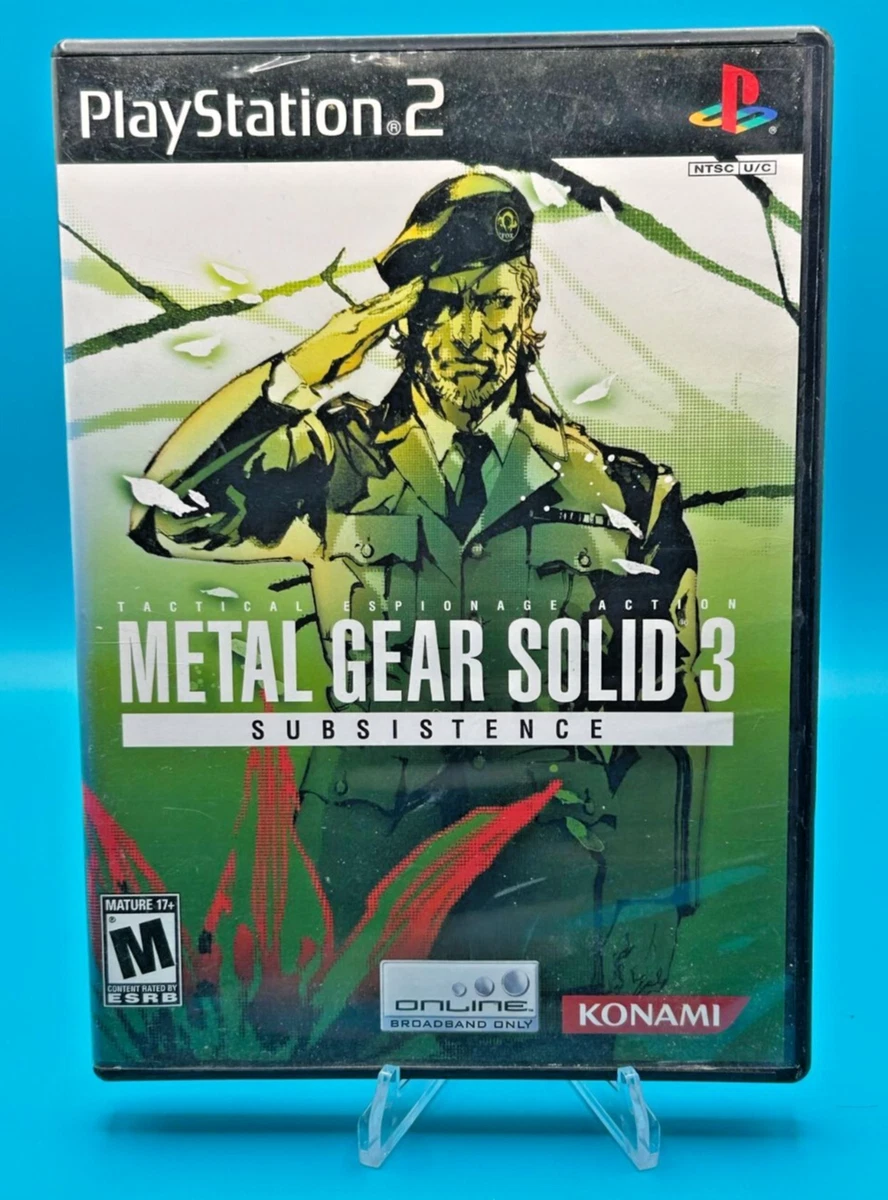 Metal Gear Solid 3 Subsistence for sale | eBay
