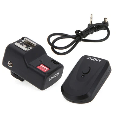 Andoer 16 Channels Radio Wireless Remote Speedlite Flash Trigger Universal F5H3 - Image 1 of 4