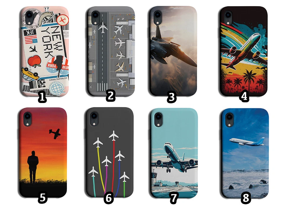 Planes Phone Case Cover Plane Airplane Airplanes Airport Travel Pilot Jumbo Jet — 第 1/1 张图片