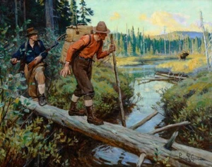 Philip Goodwin An Unexpected Game Canvas Print 16 x 20 - Picture 1 of 4