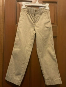 New Boy's Kids Tommy Hilfiger Academy Chino Khaki Uniform Pants. Size 5 - Picture 1 of 4