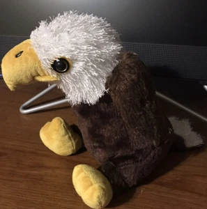GANZ Webkinz EAGLE Plush Stuffed HM214 Bird ~NO CODE~ Retired - Picture 1 of 8
