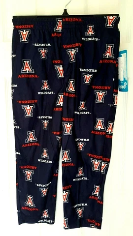ARIZONA WILDCATS Kids Pants Size 4T Toddler Sweats Sleep Pajamas Lounge Blue New Cover